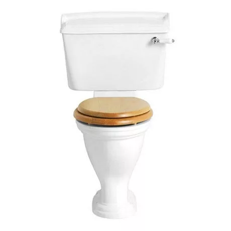 Heritage Bathrooms Heritage - Dorchester Close Coupled Comfort Height WC & Landscape Cistern - Various Lever Options 1 Heritage Bathrooms Heritage - Dorchester Close Coupled Comfort Height WC & Landscape Cistern - Various Lever Options