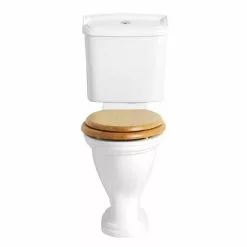 Heritage Bathrooms Heritage - Dorchester Close Coupled Comfort Height WC & Portrait Cistern