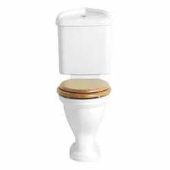 Heritage Bathrooms Heritage - Dorchester Close Coupled Comfort Height Corner WC & Cistern