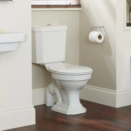 Heritage Bathrooms Heritage - Granley Deco Close Coupled Standard Height WC & Portrait Cistern 2 Heritage Bathrooms Heritage - Granley Deco Close Coupled Standard Height WC & Portrait Cistern - Image 2