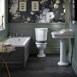 Heritage Bathrooms Heritage - New Victoria 3TH Standard Basin & Pedestal 11 Heritage Bathrooms Heritage - New Victoria 3TH Standard Basin & Pedestal -Heritage Bathrooms shop PVEW063 PVEW10 D5 460