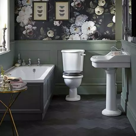 Heritage Bathrooms Heritage - New Victoria 3TH Standard Basin & Pedestal 6 Heritage Bathrooms Heritage - New Victoria 3TH Standard Basin & Pedestal - Image 6