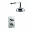 Heritage Bathrooms Heritage - Dawlish Concealed Valve With 6" Fixed Head - Chrome - SDCDUAL02