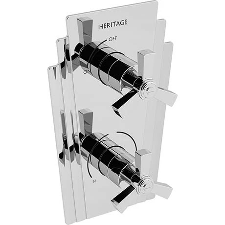 Heritage Bathrooms Heritage Gracechurch Twin Concealed Shower Valve - SGRC01 1 Heritage Bathrooms Heritage Gracechurch Twin Concealed Shower Valve - SGRC01