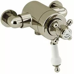 Heritage Bathrooms Heritage Hartlebury Exposed Shower Valve With Bottom Outlet Connection - Vintage Gold - SHDAB02