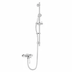 Heritage Bathrooms Heritage - Ryde Dual Control Mini Valve With Flexible Kit - Chrome