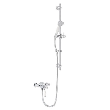 Heritage Bathrooms Heritage - Ryde Dual Control Mini Valve With Flexible Kit - Chrome 1 Heritage Bathrooms Heritage - Ryde Dual Control Mini Valve With Flexible Kit - Chrome