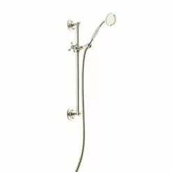 Heritage Bathrooms Heritage - Traditional Flexible Shower Kit - Vintage Gold - STA04
