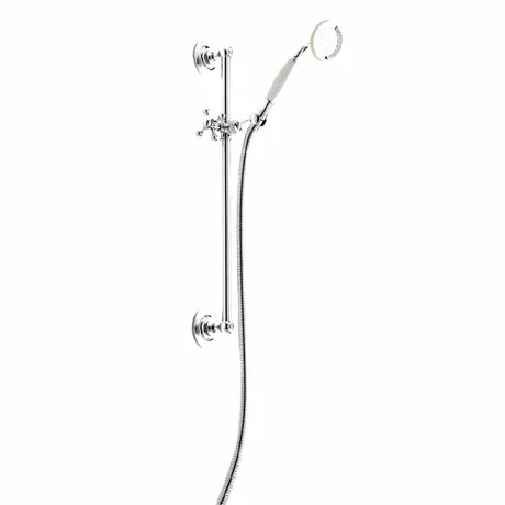 Heritage Bathrooms Heritage - Traditional Flexible Shower Kit - Chrome - STC04 1 Heritage Bathrooms Heritage - Traditional Flexible Shower Kit - Chrome - STC04