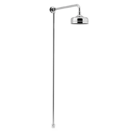 Heritage Bathrooms Heritage Fixed Kit With Rose - Chrome - STC16 1 Heritage Bathrooms Heritage Fixed Kit With Rose - Chrome - STC16