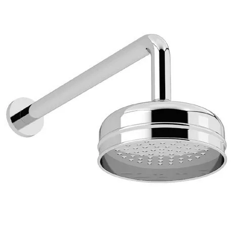 Heritage Bathrooms Heritage Premium 6" Fixed Head Kit - Chrome - STC19 1 Heritage Bathrooms Heritage Premium 6" Fixed Head Kit - Chrome - STC19