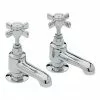 Heritage Bathrooms Heritage - Dawlish Bath Pillar Taps - Chrome - TDCC01