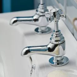 Heritage Bathrooms Heritage - Dawlish Short Nose Basin Pillar Taps - Chrome - TDCCS00 6 Heritage Bathrooms Heritage - Dawlish Short Nose Basin Pillar Taps - Chrome - TDCCS00 -Heritage Bathrooms shop TDCCS00 D2 460