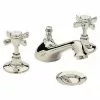 Heritage Bathrooms Heritage - Dawlish 3 Hole Basin Mixer With Pop-up Waste - Vintage Gold - TDCG06