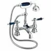 Heritage Bathrooms Heritage Glastonbury Midnight Blue Bath Shower Mixer - TGRBL02
