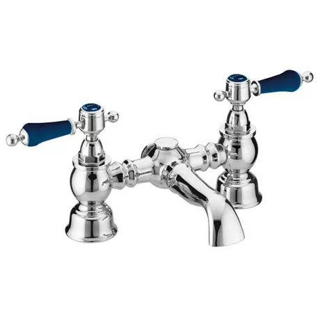 Heritage Bathrooms Heritage Glastonbury Midnight Blue Bath Filler - TGRBL07 1 Heritage Bathrooms Heritage Glastonbury Midnight Blue Bath Filler - TGRBL07