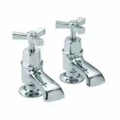 Heritage Bathrooms Heritage - Gracechurch Bath Pillar Taps - TGRDC01