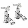 Heritage Bathrooms Heritage Gracechurch Mother Of Pearl Basin Pillar Taps - TGRDMOP00