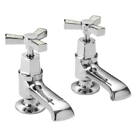 Heritage Bathrooms Heritage Gracechurch Mother Of Pearl Basin Pillar Taps - TGRDMOP00 1 Heritage Bathrooms Heritage Gracechurch Mother Of Pearl Basin Pillar Taps - TGRDMOP00