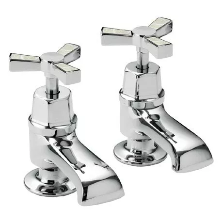 Heritage Bathrooms Heritage Gracechurch Mother Of Pearl Bath Pillar Taps - TGRDMOP01 1 Heritage Bathrooms Heritage Gracechurch Mother Of Pearl Bath Pillar Taps - TGRDMOP01