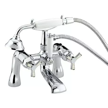 Heritage Bathrooms Heritage Gracechurch Mother Of Pearl Bath Shower Mixer - TGRDMOP02 1 Heritage Bathrooms Heritage Gracechurch Mother Of Pearl Bath Shower Mixer - TGRDMOP02