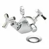 Heritage Bathrooms Heritage Gracechurch Mother Of Pearl Bidet Mixer With Pop-up Waste - TGRDMOP05
