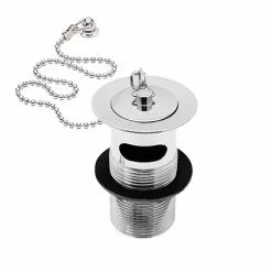 Heritage Bathrooms Heritage - Slotted Basin Waste - Chrome - THC10