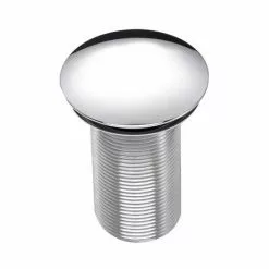 Heritage Bathrooms Heritage - Clicker Basin Waste - Unslotted - Chrome - THC12UN