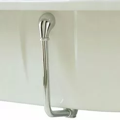 Heritage Bathrooms Heritage - Exposed Push-Button Bath Waste - Chrome - THC21