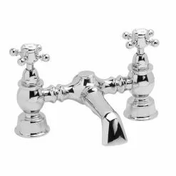 Heritage Bathrooms Heritage - Hartlebury Bath Filler - Chrome - THRC07