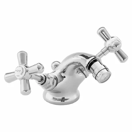 Heritage Bathrooms Heritage - Ryde Bidet Mixer With Pop-up Waste - Chrome - TRHC05 1 Heritage Bathrooms Heritage - Ryde Bidet Mixer With Pop-up Waste - Chrome - TRHC05