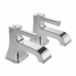 Heritage Bathrooms Heritage Somersby Basin Pillar Taps - TSBC00