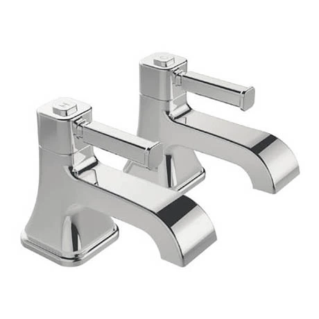 Heritage Bathrooms Heritage Somersby Basin Pillar Taps - TSBC00 1 Heritage Bathrooms Heritage Somersby Basin Pillar Taps - TSBC00