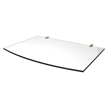 Heritage Bathrooms Heritage Abingdon Blenheim Washstand Glass Shelf - Vintage Gold - WGABBLEVG 1 Heritage Bathrooms Heritage Abingdon Blenheim Washstand Glass Shelf - Vintage Gold - WGABBLEVG