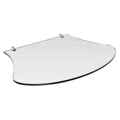 Heritage Bathrooms Heritage Abingdon Claverton Washstand Glass Shelf - Vintage Gold - WGABCLAVG 1 Heritage Bathrooms Heritage Abingdon Claverton Washstand Glass Shelf - Vintage Gold - WGABCLAVG