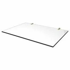 Heritage Bathrooms Heritage Abingdon 800mm Wynwood Washstand Glass Shelf - Vintage Gold - WGABWYN8VG