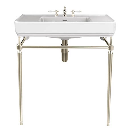 Heritage Bathrooms Heritage Abingdon 800mm Large Wynwood Basin & Washstand - Vintage Gold 1 Heritage Bathrooms Heritage Abingdon 800mm Large Wynwood Basin & Washstand - Vintage Gold